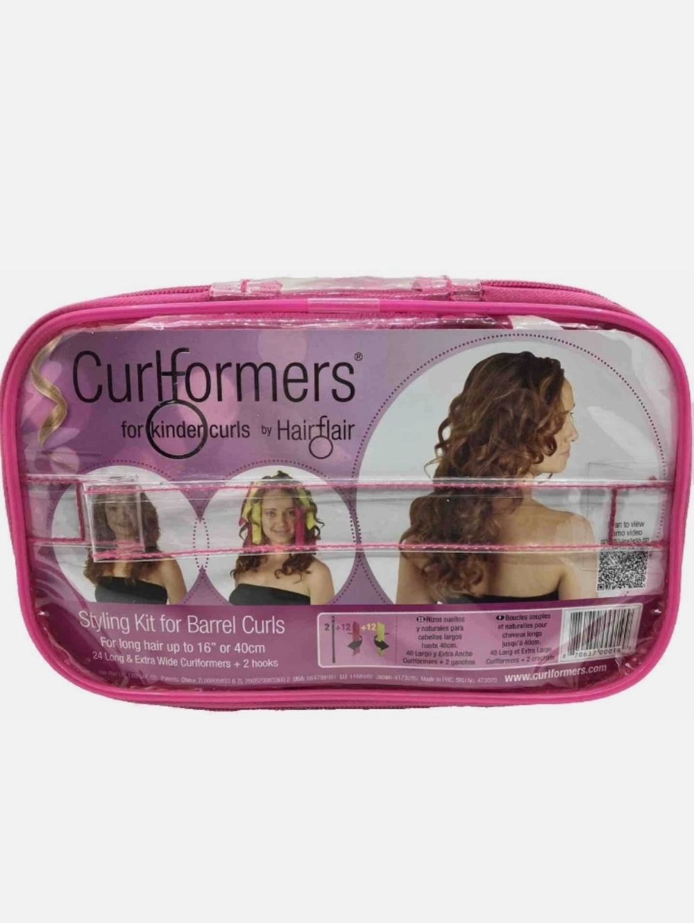 Curlformers Styling Kit for Barrel Curls - Pink